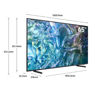 Samsung Smart TV, QLED, Q60D, 65 Inch, 2024, 100% Color Volume with Quantum Dot, 4K Upscaling, Tizen OS, AirSlim Design QA65Q60DAUXZN Black - Image 6