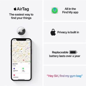Apple AirTag Pack of 4 White - Image 9