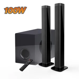 100W Soundbar TV 2.1CH Sound Box with Subwoofer High Power Wireless Speakers Home Theater System Hifi 3D Stereo Boombox - Image 2