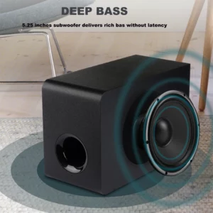 100W Soundbar TV 2.1CH Sound Box with Subwoofer High Power Wireless Speakers Home Theater System Hifi 3D Stereo Boombox - Image 5