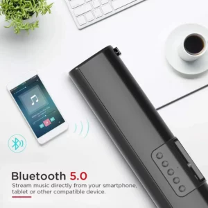 S20 Wall-mounted TV Soundbar with Remote USB HDMI/ARC/Optical Input Home Theater Surround Sound Bluetooth Speakers for PC Games - Image 3