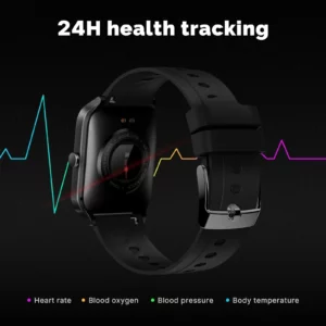 MOES Smart Watch Alexa Built-in Fitness Tracker Heart Rate and Blood Oxygen Monitor, IP68 Waterproof 1.69-inch Color Touchscreen - Image 4