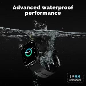MOES Smart Watch Alexa Built-in Fitness Tracker Heart Rate and Blood Oxygen Monitor, IP68 Waterproof 1.69-inch Color Touchscreen - Image 5