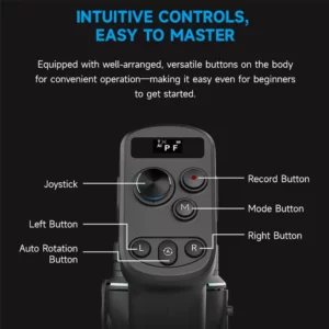 FeiyuTech SCORP-C 2 Gimbal Camera Stabilizer for DSLR&Mirrorless 3.5kg Payload, AI Tracking, Native Vertical Shooting SCORP C2 - Image 5
