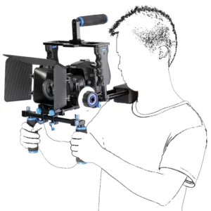 DSLR Rig Video Stabilizer Kit Film Equipment Matte Box+Dslr Cage+Shoulder Mount Rig+Follow Focus for DSLR Camera Camcorder - Image 2