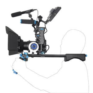 DSLR Rig Video Stabilizer Kit Film Equipment Matte Box+Dslr Cage+Shoulder Mount Rig+Follow Focus for DSLR Camera Camcorder - Image 3