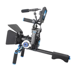DSLR Rig Video Stabilizer Kit Film Equipment Matte Box+Dslr Cage+Shoulder Mount Rig+Follow Focus for DSLR Camera Camcorder - Image 4
