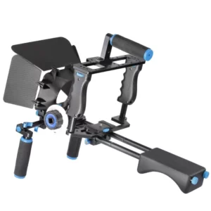 DSLR Rig Video Stabilizer Kit Film Equipment Matte Box+Dslr Cage+Shoulder Mount Rig+Follow Focus for DSLR Camera Camcorder - Image 5