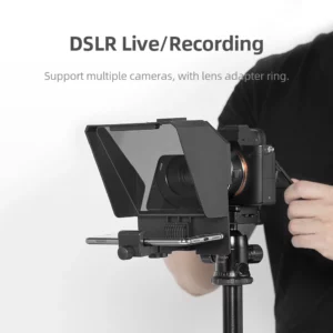 Ambitful Phone and DSLR Recording Mini Teleprompter Portable Inscriber Mobile Teleprompter Artifact Video With Remote Control - Image 6