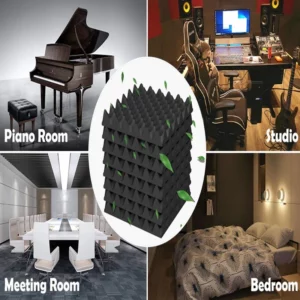 1Pc Soundproofing Cotton Self Adhesive Wall Sticker with Sound-absorbing Cotton Super Strong Sound-absorbing Material for Walls - Image 5