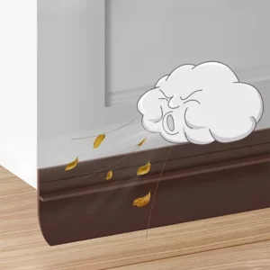 PVC Door Bottom Seal Strip Self-Adhesive Soundproof Under Door Guard Gap Stopper for Glass/Window Strong Adhesion Doorstop - Image 4