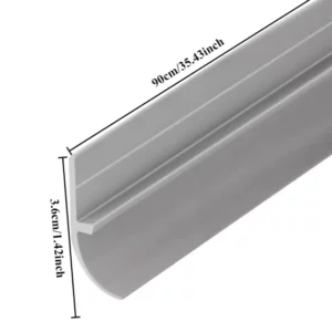 PVC Door Bottom Seal Strip Self-Adhesive Soundproof Under Door Guard Gap Stopper for Glass/Window Strong Adhesion Doorstop - Image 6