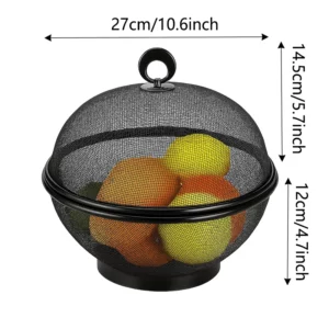 1pc 10 Inch Food Cover with Mesh Lid Fly Proof Fruit Basket for Kitchen Dining Outdoor Ideal for Fruits Vegetables Storage Gift - Image 6