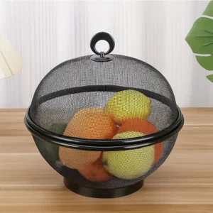 1pc 10 Inch Food Cover with Mesh Lid Fly Proof Fruit Basket for Kitchen Dining Outdoor Ideal for Fruits Vegetables Storage Gift - Image 5