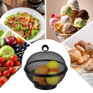 1pc 10 Inch Food Cover with Mesh Lid Fly Proof Fruit Basket for Kitchen Dining Outdoor Ideal for Fruits Vegetables Storage Gift - Image 4