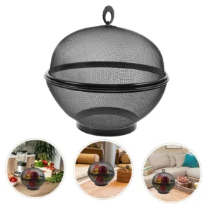 1pc 10 Inch Food Cover with Mesh Lid Fly Proof Fruit Basket for Kitchen Dining Outdoor Ideal for Fruits Vegetables Storage Gift - Image 3