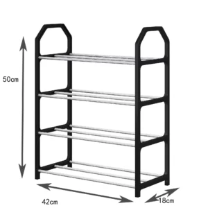 4 Floor Assembly Simple Creative Home Shoe Rack Dormitory Door Storage Rack Storage Shoe Multifunctional Cabinet Home Supplies - Image 3