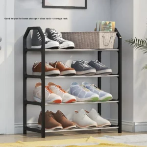 4 Floor Assembly Simple Creative Home Shoe Rack Dormitory Door Storage Rack Storage Shoe Multifunctional Cabinet Home Supplies - Image 4