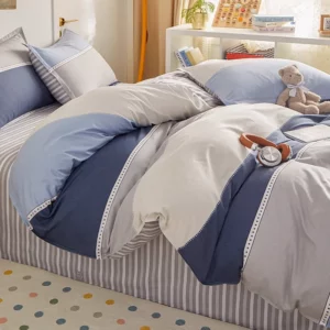 Nordic Pure Cotton Single Duvet Cover 100% Cotton Skin Friendly Quilt Cover Without Pilling Single King Bedclothes for Home - Image 3