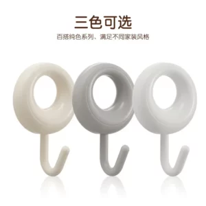 4PCS Self Adhesive Wall Hook Strong Without Drilling Coat Bag Bathroom Door Kitchen Towel Hanger Hooks Home Storage Accessories - Image 5