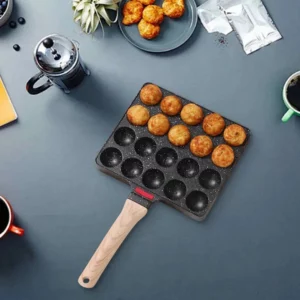Takoyaki Pan 20 Molds Takoyaki Maker Skillet Aluminum Alloy Nonstick Grill Pan Cooking Plate for Octopus Balls Pancake cake make - Image 7