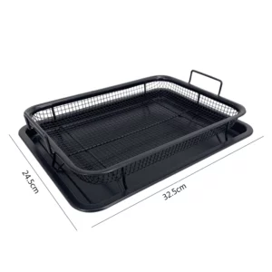 Baking Tray Oil Frying Baking Pan Non-stick Chips Basket Baking Dish Grill Mesh Kitchen Tools - Image 3