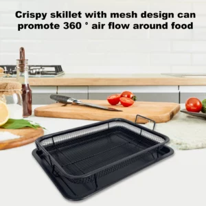 Baking Tray Oil Frying Baking Pan Non-stick Chips Basket Baking Dish Grill Mesh Kitchen Tools - Image 4