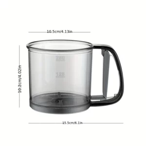 Semi-Automatic Flour Sifter With Hand Press Design Transparent Flour Sieve Non-stick Baking Tools Kitchen Gadgets Accessories - Image 6