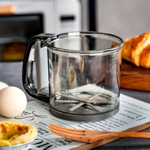 Semi-Automatic Flour Sifter With Hand Press Design Transparent Flour Sieve Non-stick Baking Tools Kitchen Gadgets Accessories - Image 4
