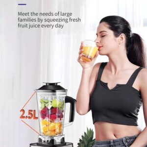 2.5L Countertop Blenders,2 IN 1 Mulit Purpose Blenders, High Speed Blender with Durable Stainless Steel Blades,BPA Free Blender for Shakes and Smoothies, Nuts, and Fruits, 6000W,SK-999 - Image 3