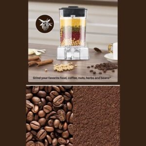 2.5L Countertop Blenders,2 IN 1 Mulit Purpose Blenders, High Speed Blender with Durable Stainless Steel Blades,BPA Free Blender for Shakes and Smoothies, Nuts, and Fruits, 6000W,SK-999 - Image 4