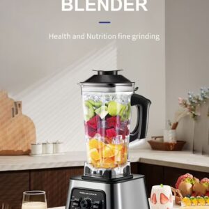 2.5L Countertop Blenders,2 IN 1 Mulit Purpose Blenders, High Speed Blender with Durable Stainless Steel Blades,BPA Free Blender for Shakes and Smoothies, Nuts, and Fruits, 6000W,SK-999 - Image 5