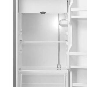 evvoli 90L Gross/85L Net Capacity Mini Fridge, Mechanical Control, Recessed Handle, Adjustable Legs, Defrost Type 0.68 kW EVRFM-90LS Silver - Image 3