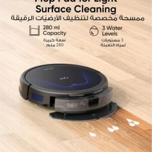 eufy G50 Robot Vacuum With 4,000 Pa Powerful Suction, Dynamic Navigation And Pro Detangle Comb Roller Brush For Hair Cleaning, Mop Pad For Light Surface Cleaning, Perfect For Hard Floor, Pet Hair, Carpet 40 W T2212 Black - Image 4