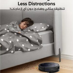 eufy G50 Robot Vacuum With 4,000 Pa Powerful Suction, Dynamic Navigation And Pro Detangle Comb Roller Brush For Hair Cleaning, Mop Pad For Light Surface Cleaning, Perfect For Hard Floor, Pet Hair, Carpet 40 W T2212 Black - Image 5