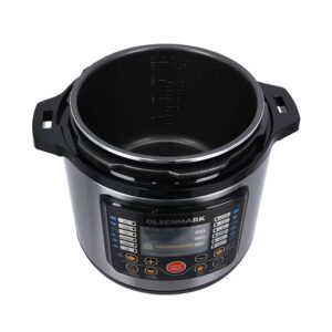 Olsenmark Electric Digital Pressure Cooker steamer OMMC2436, 6L capacity with 1000W Power, Multi-Function Cooking, Digital Timer Control, Non-Stick Inner Pot, Stainless Steel Body, One Touch Cooking, 24-Hours keep Warm 6 L 1000 W OMMC2436 Multicolour - Image 7