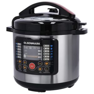 Olsenmark Electric Digital Pressure Cooker steamer OMMC2436, 6L capacity with 1000W Power, Multi-Function Cooking, Digital Timer Control, Non-Stick Inner Pot, Stainless Steel Body, One Touch Cooking, 24-Hours keep Warm 6 L 1000 W OMMC2436 Multicolour - Image 10