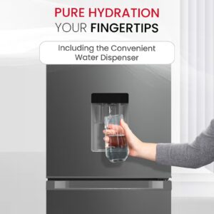 Nobel 276L Gross Capacity /248L Net Capacity Refrigerator, Defrost, Mechanical Control, Water Dispenser, and Energy-Efficient Cooling - NBF400 Silver NBF400 Silver - Image 7
