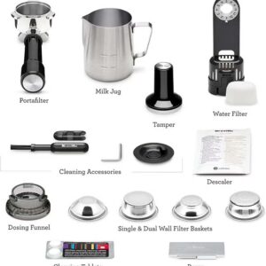 Breville Barista Pro Espresso Machine BES878BSS – Faster Heat Up, LCD Display, Built-in Grinder 2 L 1680 W BES878BSS Silver - Image 6