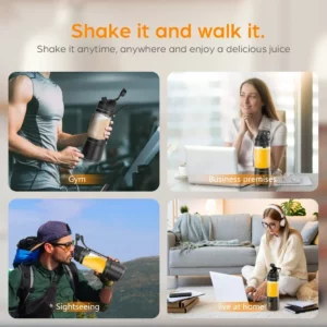Portable Electric Juicer 700ML USB Rechargeable Fruit Milkshake Smoothie Mini Blender for kitchen travel Outdoor Camping Picnic. - Image 2
