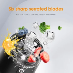 Portable Electric Juicer 700ML USB Rechargeable Fruit Milkshake Smoothie Mini Blender for kitchen travel Outdoor Camping Picnic. - Image 3