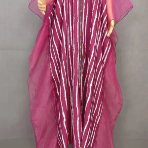 Dashiki Ankara women's clothing Middle East long robe Africa large size new striped print dress Maxi Long Dress 2026 - Image 4