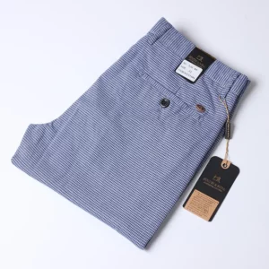 Plaid Pants Blue Brand Pantalons Korea Style Spring Summer Autumn Pants Men Trousers Business 2022 New - Image 4