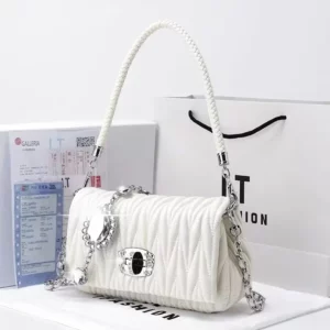 Women Bags Luxury Designer Purses and Handbags Rhinestone Chain Flap Crossbody Small Square Bag Casual Shoulder Messenger Bags - Image 2