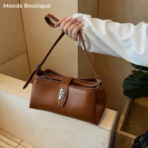 Branded Luxury Designer Shoulder Bags For Women Three Compartments Large Capacity Underarm Hobo Bag Quality Pure Color Handbags - Image 1
