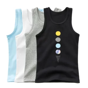 Boy Excavator Print Sleeveless T Shirt Children Construction Cars Tank Tops Boy&Girl Funny Gift Vest Present Boy Clothes - Image 4