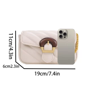 2024 New Trendy Luxury Summer Women's Bag Versatile Embroidered Thread Chain Design Sense Crossbody Mini Bag - Image 2