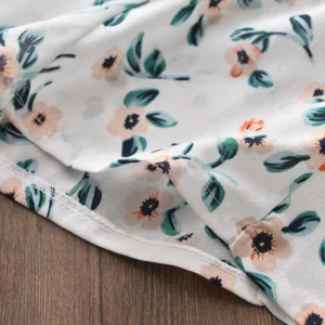 Bear Leader Kids Girl Clothes 2022 Fashion Sling Flower Bow Baby Girls Shirt + Stripe Shorts 2pcs Suit Children Clothing Sets - Image 6