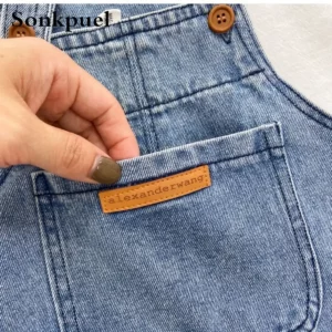 Children'S Overalls Pants Boys Fall Pants 2024 New Baby Trousers Spring and Autumn Jeans Girls Pants - Image 5