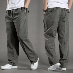 Men's Cargo Pants Summer Spring Cotton Work Wear New In Large Size 6XL Casual Climbing Joggers Sweatpants Hombre Autumn Trousers - Image 1